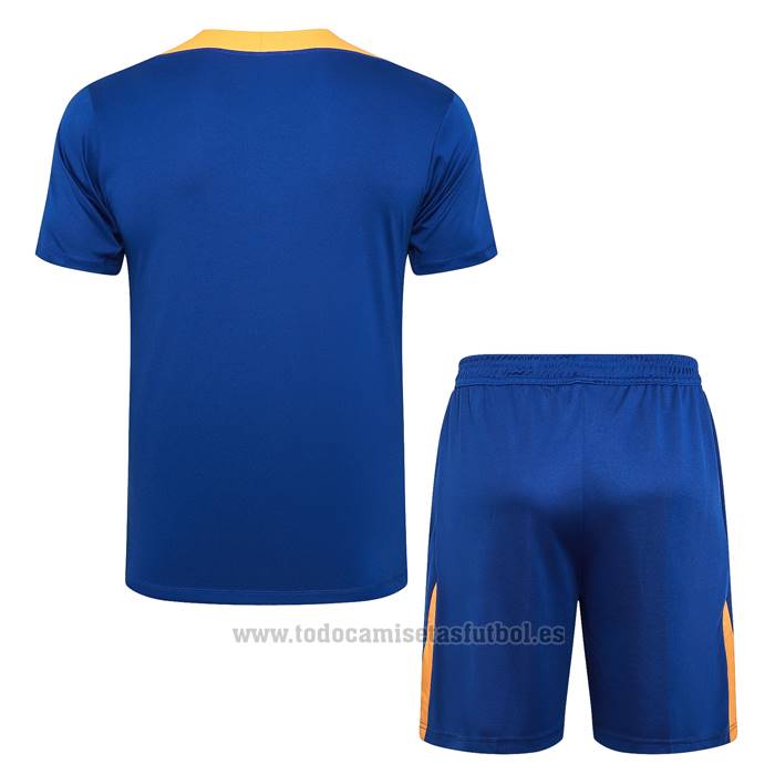 Chandal del Paises Bajos Manga Corta 2024-2025 Azul - Pantalon Corto